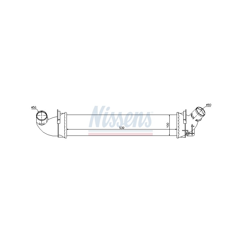 Intercooler Echangeur Radiateur Pour Renault Logan Express I Dacia Logan Express