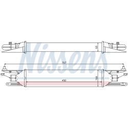 Intercooler Echangeur Radiateur Pour Fiat Grande Punto Alfa Romeo Mito 55700449