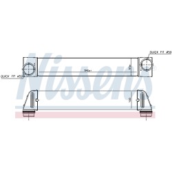 Intercooler Echangeur Radiateur Pour BMW Série 5 E60 E61 1751.7.787.446