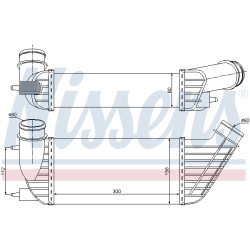 Intercooler Echangeur Radiateur Pour Peugeot 807 Fiat Toyota Citroën 0384.J9