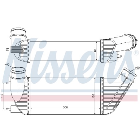 Intercooler Echangeur Radiateur Pour Peugeot 807 Fiat Toyota Citroën 0384.J9