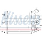 Intercooler Echangeur Radiateur Pour Peugeot Fiat Toyota Citroën 0384K4 0384.K4