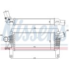 Intercooler Echangeur Radiateur Pour Nissan NP300 Navara Pick-up 14461EB70A