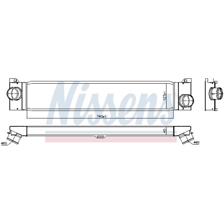 Intercooler Echangeur Radiateur Pour Fiat Ducato 1340763080