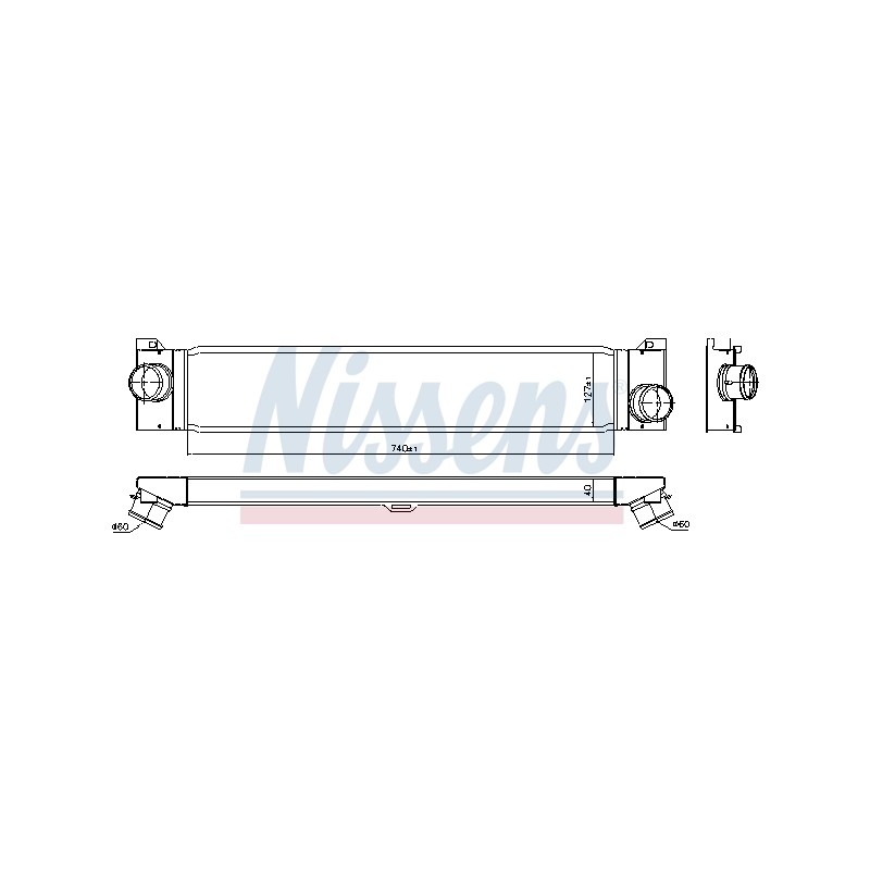 Intercooler Echangeur Radiateur Pour Fiat Ducato 1340763080