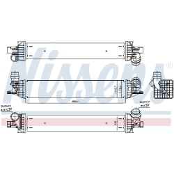 Intercooler Echangeur Radiateur Pour Renault Laguna III 144960001R
