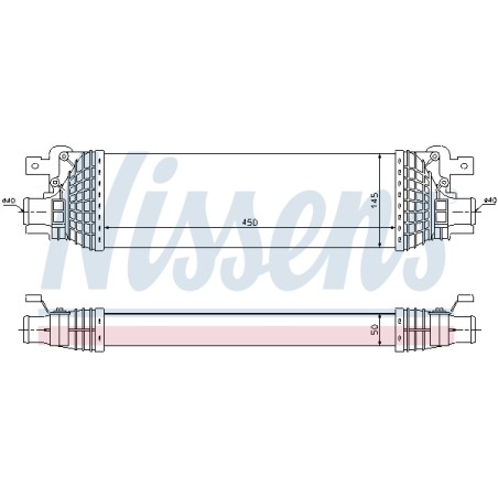 Intercooler Echangeur Radiateur Pour Ford Fiesta V Fusion Mazda 2