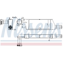 Intercooler Echangeur Radiateur Pour Opel Combo/Monospace Combo Tour Corsa C