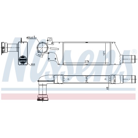 Intercooler Echangeur Radiateur Pour Opel Combo/Monospace Combo Tour Corsa C