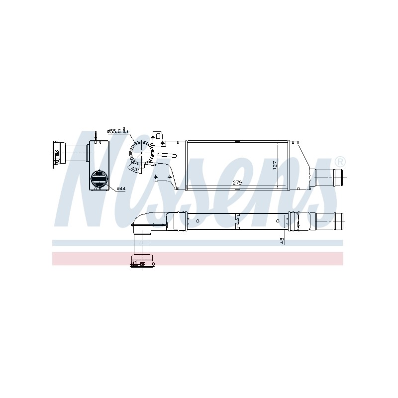 Intercooler Echangeur Radiateur Pour Opel Combo/Monospace Combo Tour Corsa C