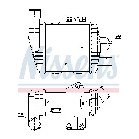 Intercooler Echangeur Radiateur Pour Hyundai Tucson Tucson/SUV Kia Sportage