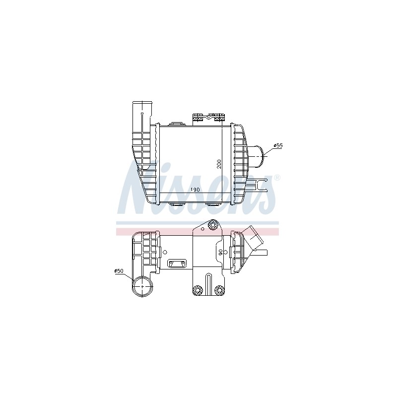 Intercooler Echangeur Radiateur Pour Hyundai Tucson Tucson/SUV Kia Sportage