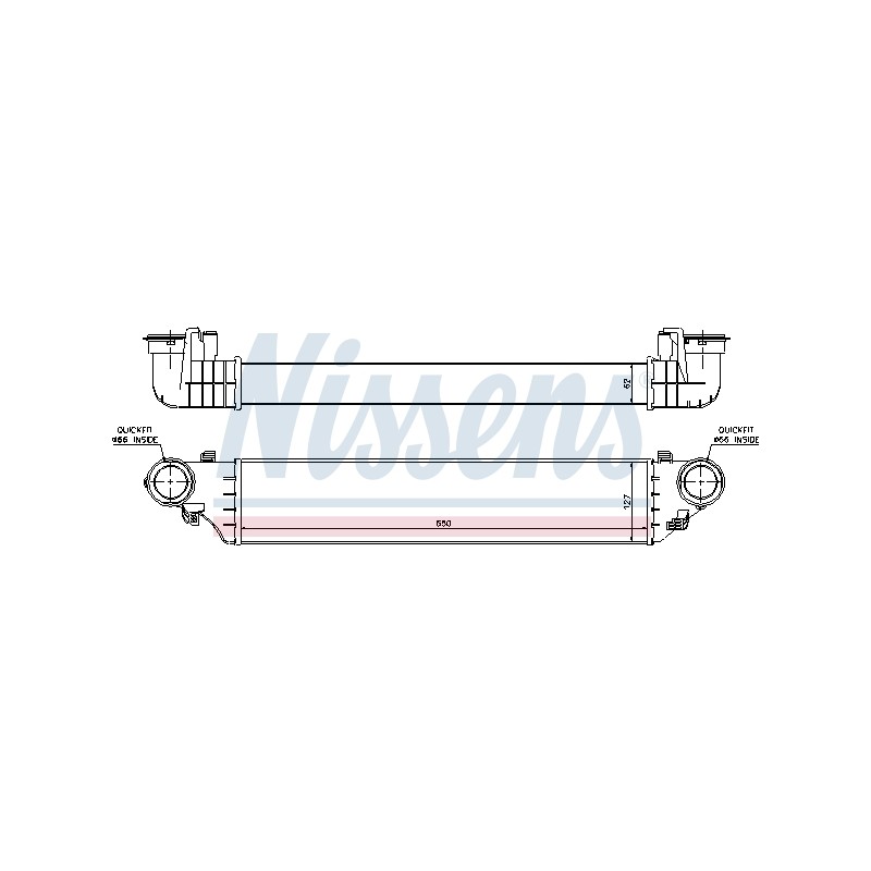 Intercooler Echangeur Radiateur Pour MERCEDES Classe C CLC T-Model CLK