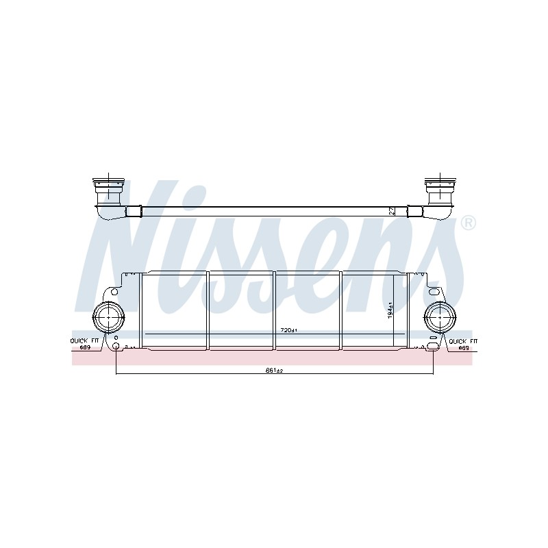 Intercooler Echangeur Radiateur Pour VW California T5 T6 Multivan V 7E0145804B