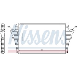Intercooler Echangeur Radiateur Pour Opel Cadillac Saab 9-3 Vauxhall 12788019