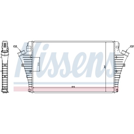 Intercooler Echangeur Radiateur Pour Opel Cadillac Saab 9-3 Vauxhall 12788019