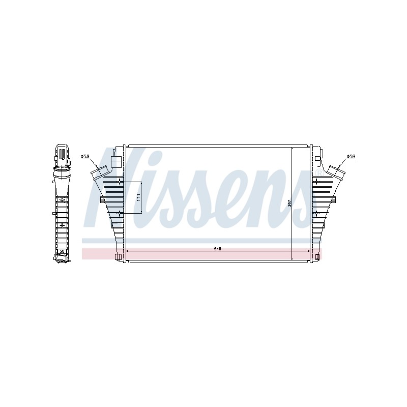 Intercooler Echangeur Radiateur Pour Opel Cadillac Saab 9-3 Vauxhall 12788019