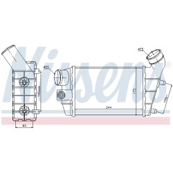 Intercooler Echangeur Radiateur Pour Alfa Romeo 147 GT