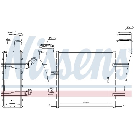 Intercooler Echangeur Radiateur Pour Audi A4 A6 8E0.145.805F 8E0.145.805S