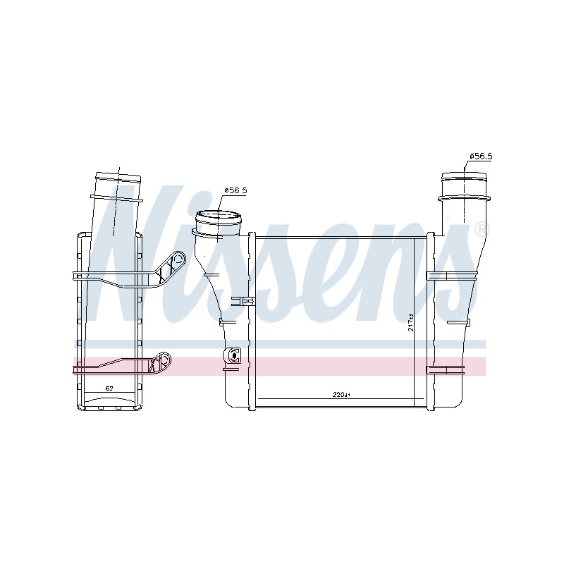 Intercooler Echangeur Radiateur Pour Audi A4 A6 8E0.145.805F 8E0.145.805S