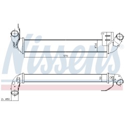 Intercooler Echangeur Radiateur Pour Renault Clio II Thalia I 8200245599