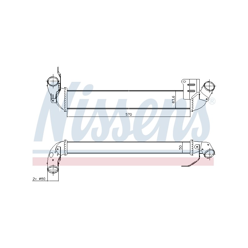 Intercooler Echangeur Radiateur Pour Renault Clio II Thalia I 8200245599