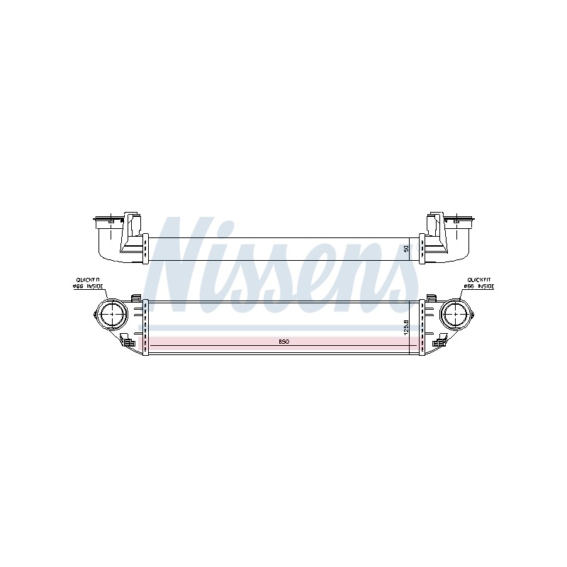 Intercooler Echangeur Radiateur Pour MERCEDES Classe C T-Model CLK SLK
