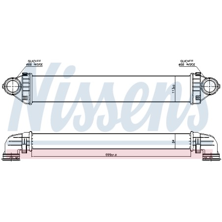 Intercooler Echangeur Radiateur Pour MERCEDES Classe A B