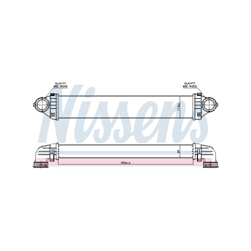 Intercooler Echangeur Radiateur Pour MERCEDES Classe A B