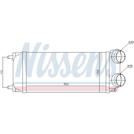 Intercooler Echangeur Radiateur Pour Peugeot 307 Citroën C4 I Picasso