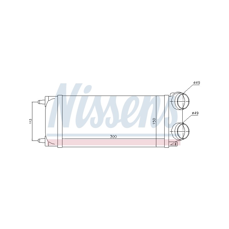 Intercooler Echangeur Radiateur Pour Peugeot 307 Citroën C4 I Picasso