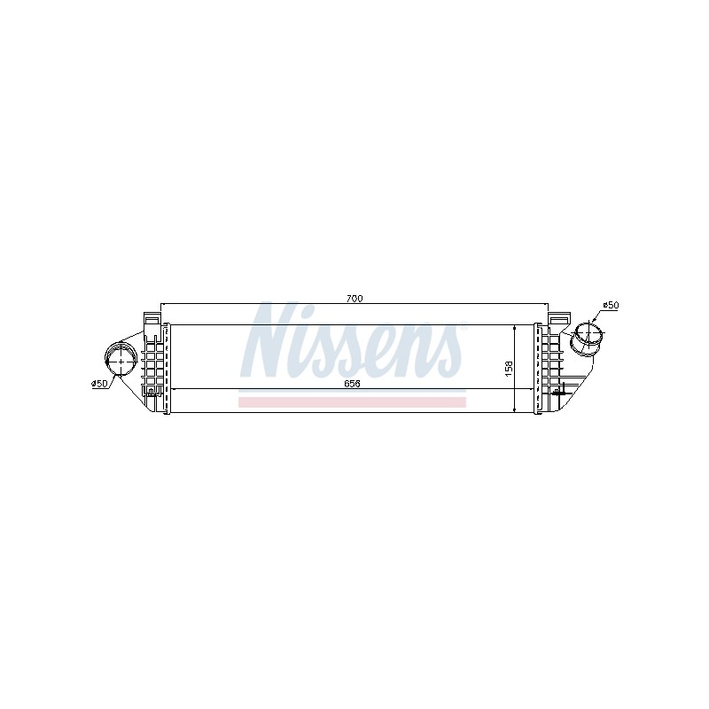 Intercooler Echangeur Radiateur Pour Volvo C30 C70 II S40 V40 V50 30665966
