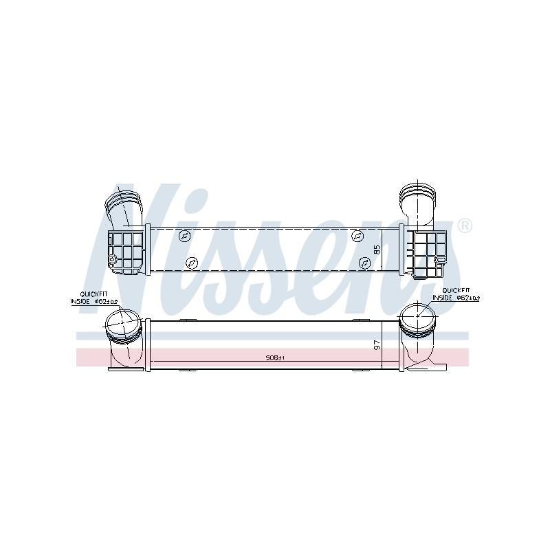 Intercooler Echangeur Radiateur Pour BMW Série 1 E81 E82 E87 E88 1751.7.524.916