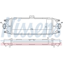 Intercooler Echangeur Radiateur Pour Iveco Daily III IV V 504022617 504084140