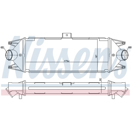 Intercooler Echangeur Radiateur Pour Iveco Daily III IV V 504022617 504084140