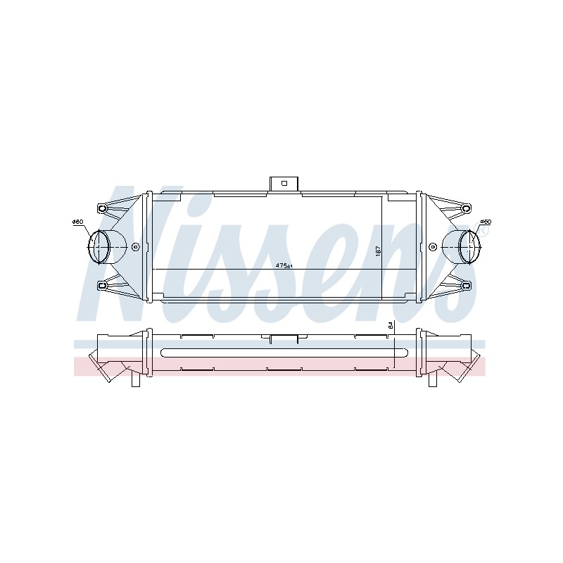 Intercooler Echangeur Radiateur Pour Iveco Daily III IV V 504022617 504084140