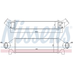 Intercooler Echangeur Radiateur Pour Ford Transit YC159L440BF YC159L440CA