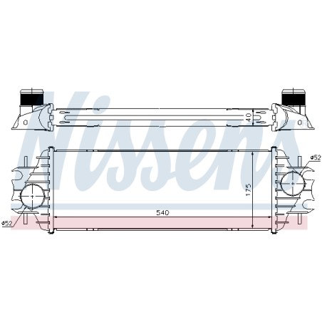 Intercooler Echangeur Radiateur Pour Renault Opel Nissan Vauxhall 14496-00QAA