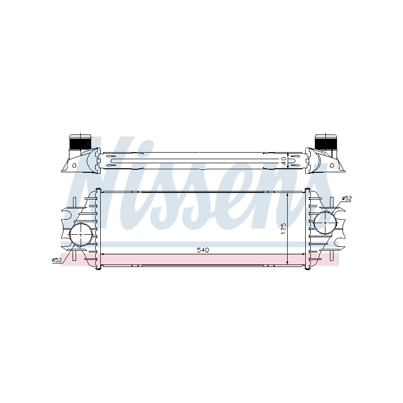 Intercooler Echangeur Radiateur Pour Renault Opel Nissan Vauxhall 14496-00QAA