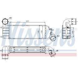 Intercooler Echangeur Radiateur Pour Peugeot 807 Fiat Citroën C8 Lancia 0384.G0