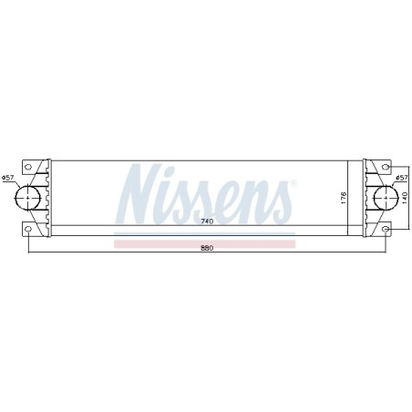 Intercooler Echangeur Radiateur Pour Renault Opel Nissan Vauxhall 21470-00QAA
