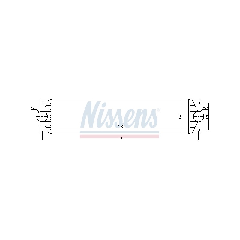 Intercooler Echangeur Radiateur Pour Renault Opel Nissan Vauxhall 21470-00QAA