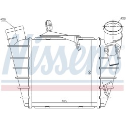Intercooler Echangeur Radiateur Pour VW Seat Skoda 6Q0.145.804A 6Q0.145.804G