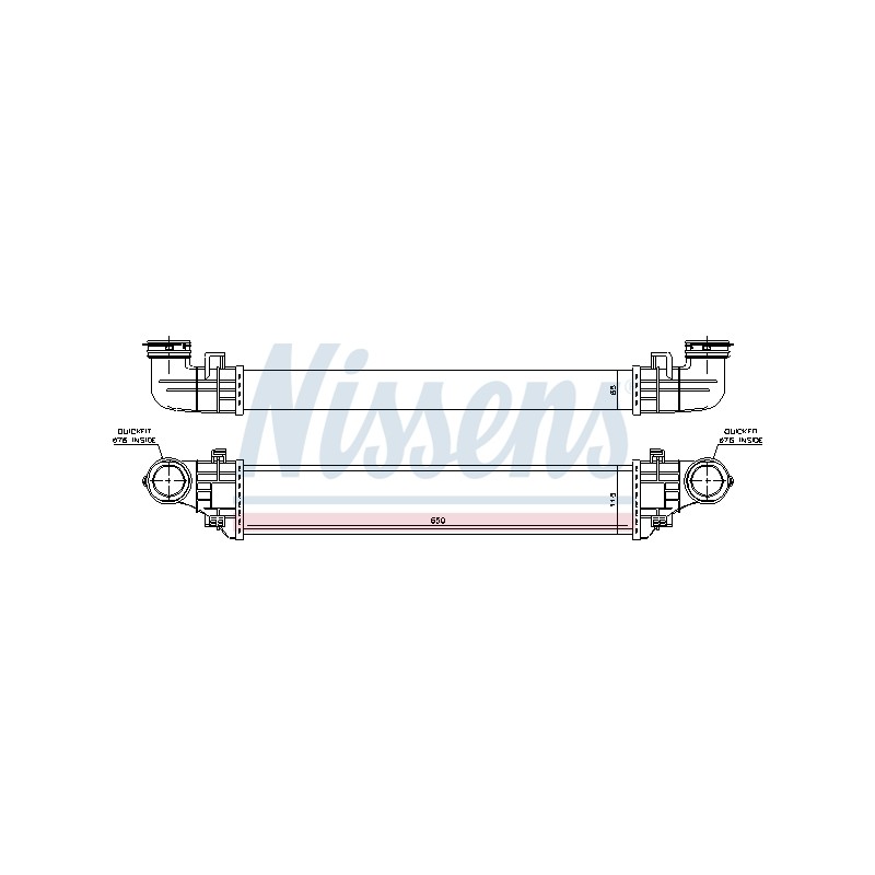 Intercooler Echangeur Radiateur Pour MERCEDES Classe E T-Model