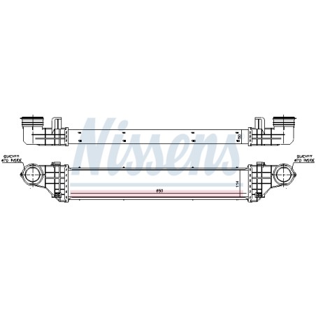 Intercooler Echangeur Radiateur Pour MERCEDES Classe E T-Model