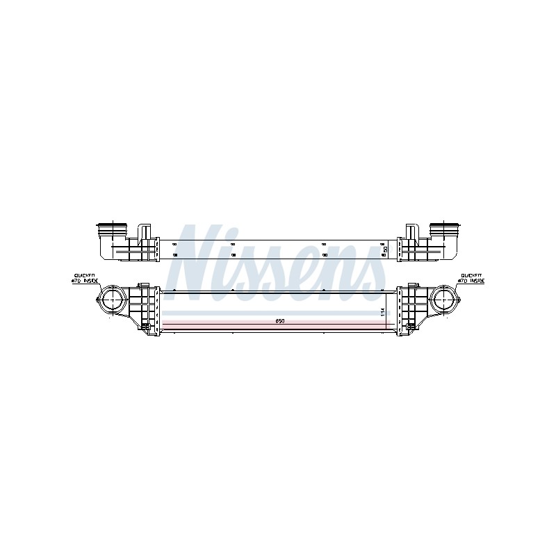 Intercooler Echangeur Radiateur Pour MERCEDES Classe E T-Model