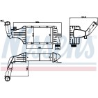 Intercooler Echangeur Radiateur Pour Opel Astra G Zafira A Vauxhall Zafira I (A)