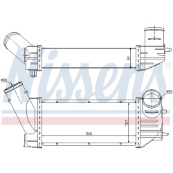 Intercooler Echangeur Radiateur Pour Peugeot 307 Partner Citroën Berlingo C4 I