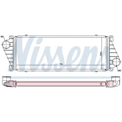 Intercooler Echangeur Radiateur Pour VW LT 28-35 II 28-46 MERCEDES Sprinter