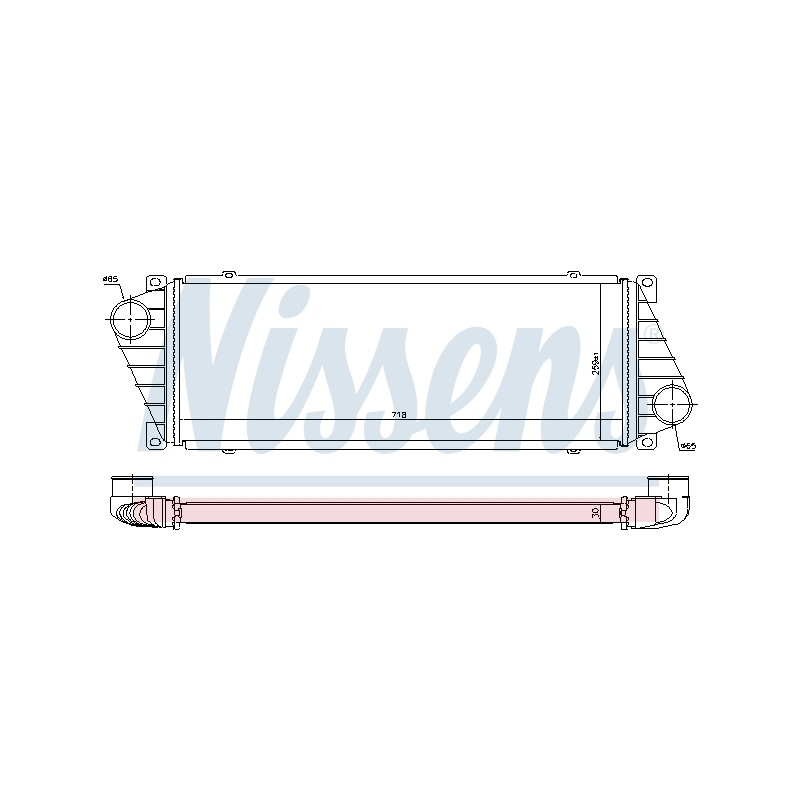Intercooler Echangeur Radiateur Pour VW LT 28-35 II 28-46 MERCEDES Sprinter